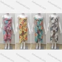 Wholesale Girls Casual Square Neck Sleeveless Ruffle Trim Button Decor Floral Print Jumpsuit With Belt preview