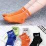 Wholesale Unisex Softy Letter Print Cushioned Ankle Socks preview