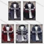Wholesale Men's Casual Long Sleeve Zipper Colorblock Long Hooded Jackets With Thermal Lined preview