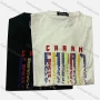 Wholesale Men's Casual Round Neck Short Sleeve Embroidered Letter T-Shirt preview